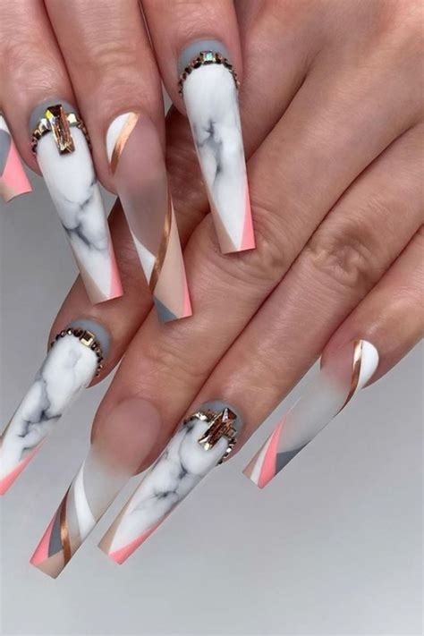 acrylic coffin fall nail designs|coffin nail designs 2021.